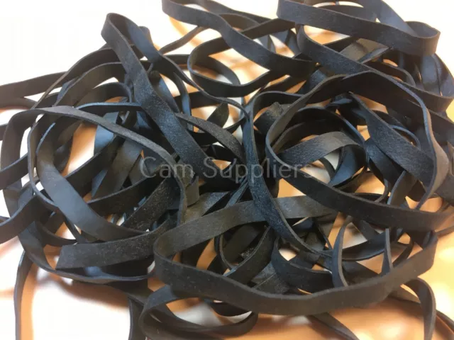 30 x Thick 4 Rubber Elastic Bands 101.6mm x 6.3mm Strong Heavy Duty No.65