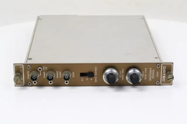 Ortec Eg&G 408A Biased Amplifier Nim Plug-In Module (At23C5)
