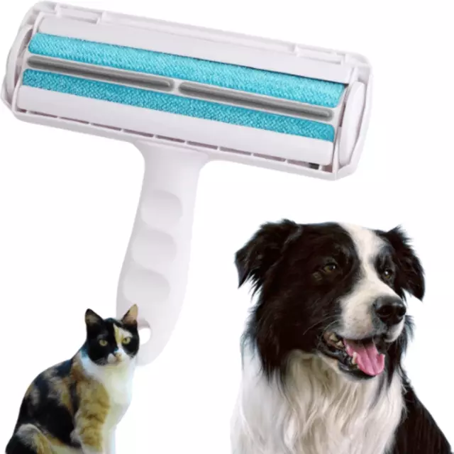 Reusable Dog Cat Pet Hair Remover Roller for Furniture, Couch, Carpet, Car Seat