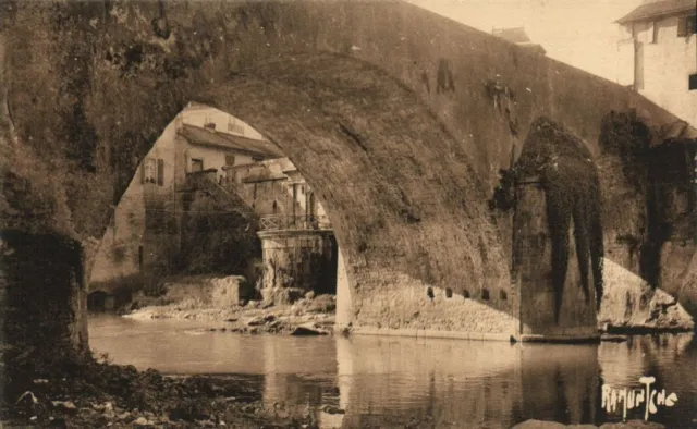 CPA OLORON Ste-MARIE (Basses-Pyrenées) Le pont de Ste-MARIE et (171718)