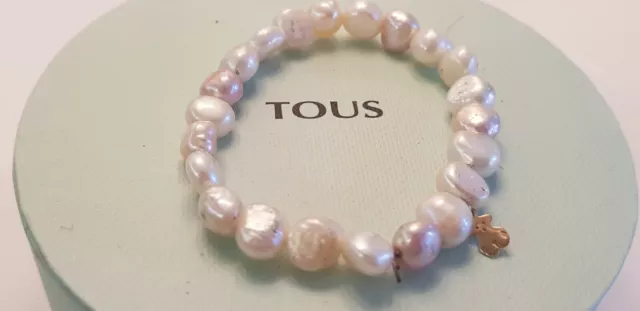 Tous pulsera perlas con osito en oro Must Have de la marca bracelet Armband 2