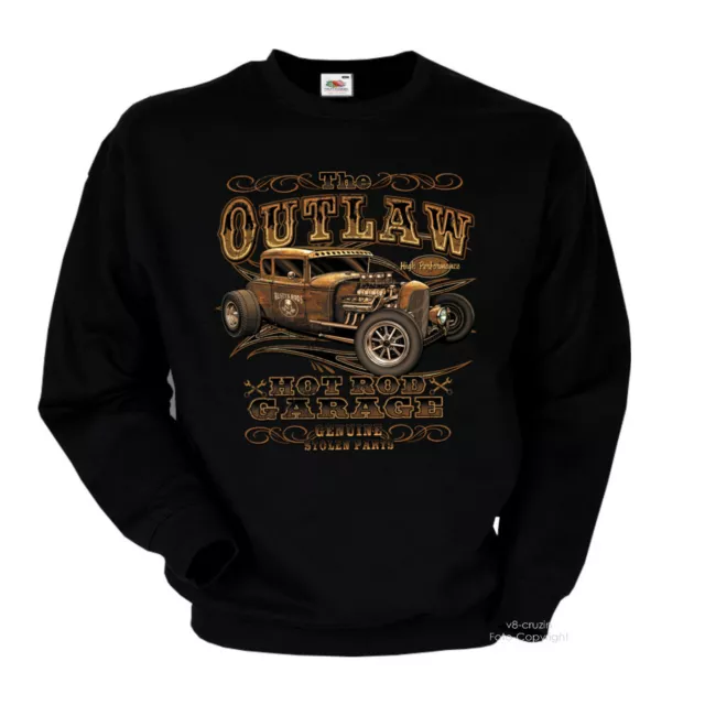 Hot Rod Sweatshirt Automotiv Rockabilly vintage Speedshop Werkstatt  *1247 bl sw