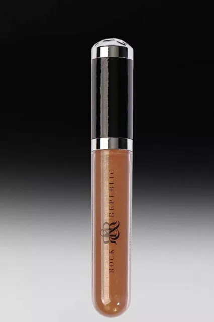 Rock & Republic Lip Gloss NWP Shade Train Wreck Brown shimmer