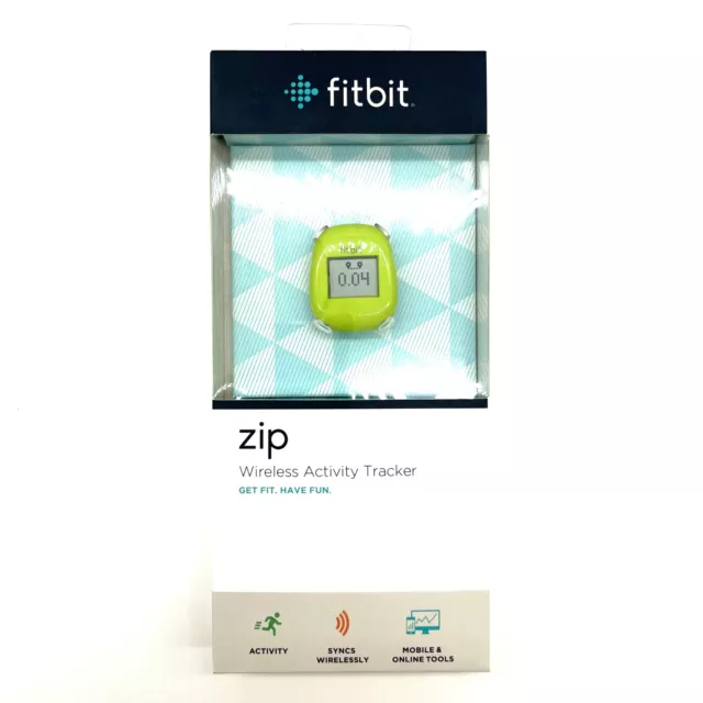 Fitbit Zip Wireless Activity Tracker Blue/ Black /Red/ Green/White New Genuine 3