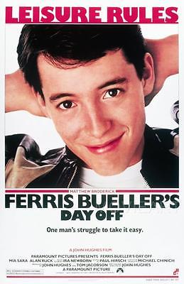 Ferris Buellers Giorno Spento Film Poster A4 A3 Stampa Cinema Tempo Libero Rules