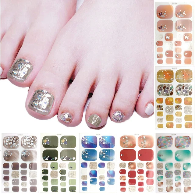 Pellicola 3D glitter fai da te manicure fasciatoio unghie 22 punte bastone unghie