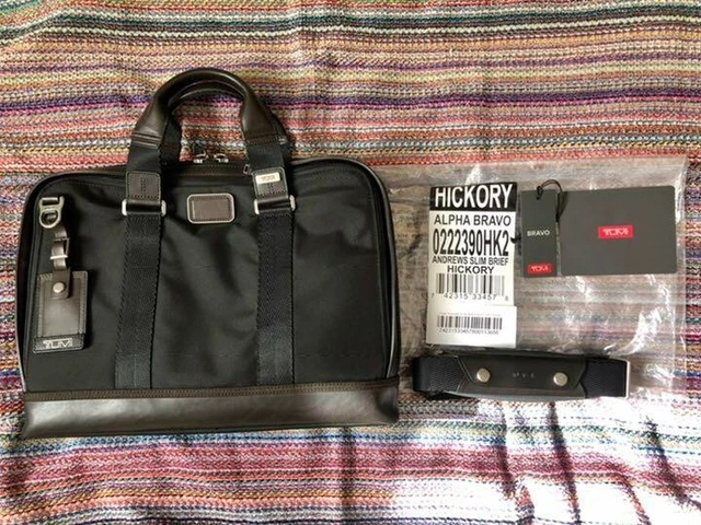 Tumi Alpha Bravo Andersen Slim Commuter Brief 222640HK2 Business Bag Hickory JP