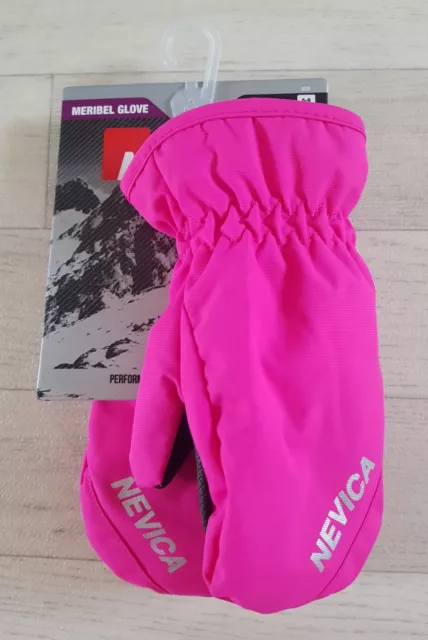 GUANTI NEVICA MERIBEL età 5 - 6 ragazze SCI inverno SNOWBOARD guanti ROSA bambini