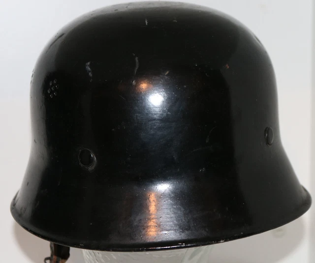 WW2 WK2 M34 Helm Stahlhelm Feuerwehr Feuerlöschpolizei Größe 58 Thale 4