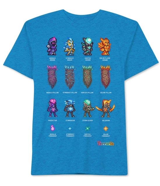 Jem Boys Terraria Squad Graphic T-Shirt, Blue, 3T