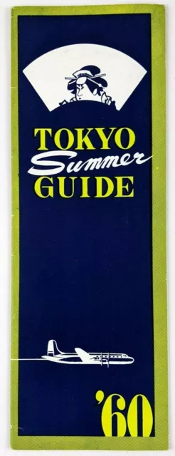 1960 Tokyo Japan Summer Guide Vintage Travel Booklet Events Map Gardens Info