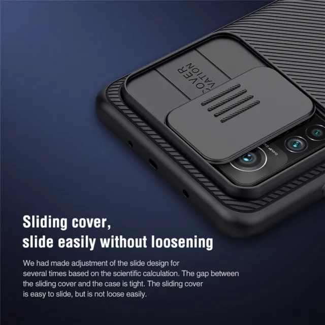 For Xiaomi 12T Pro / 12T 5G Redmi K30 Case Camera Slide Lens Protective Cover 2