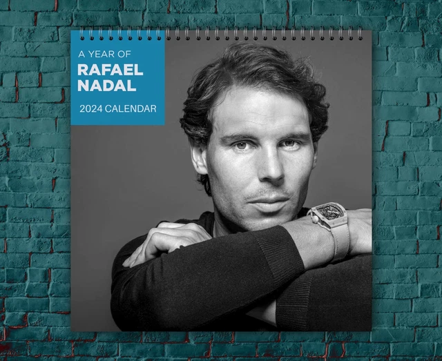 RAFAEL NADAL CALENDAR 2024 Celebrity Calendar, Rafael Nadal 2024 Wall