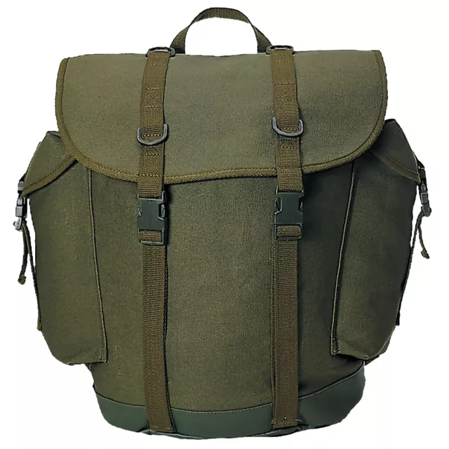 Bw Tedesco Militari Montagna Zaino Esercito Zaino Da Trekking Pack 25L Olive