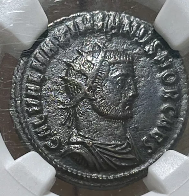 EXTRA FINE! NGC XF AE4, Galerius AD 305-311, NGC Certified Roman Imperial Coin