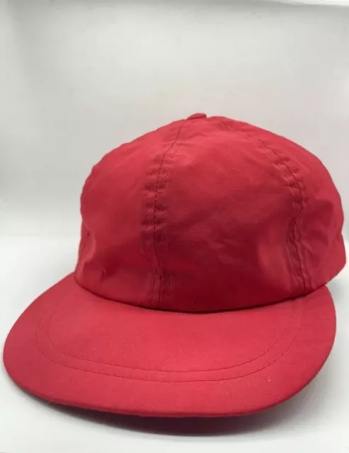 Vintage 80s Eddie Bauer Gore-Tex Men's Adjustable Snapback Ball Hat Cap Blank Sm