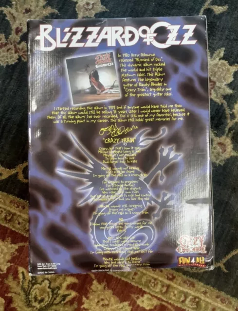 [NEW] Vintage Ozzy Osbourne Blizzard Of Ozz Figure in Box 2