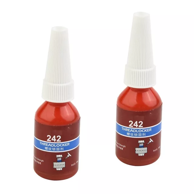 Anaerobic Methacrylate Adhesive for Thread Fastening 2 Bottles (10ml each)