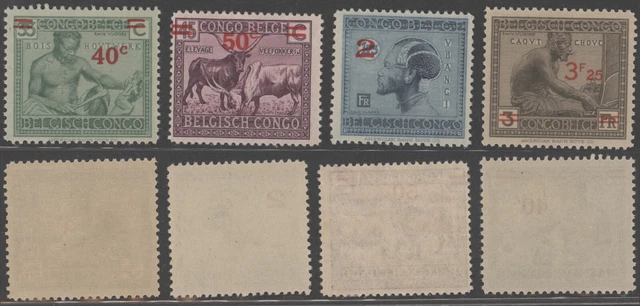 Belgian Congo 1931 Overprint - MNH Stamps