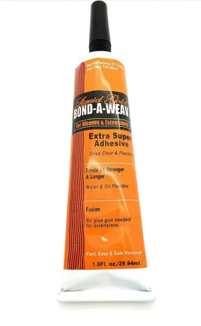 Liquid Gold Bond A Weav Extra Super Adhesive 1 oz Tube for Weaves and Hair...