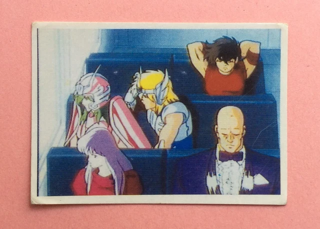 Stickers Saint Seiya Les Chevaliers Du Zodiaque, Blanc, Pour Borne D'arcade, Neufs