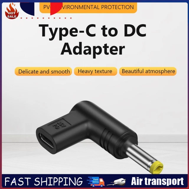 Adaptateur USB-C Mâle Vers DC 5521 Femelle - Pour Alimenter Starlink Mini - 100W (20V/5A) - Charge Rapide Et Fiable