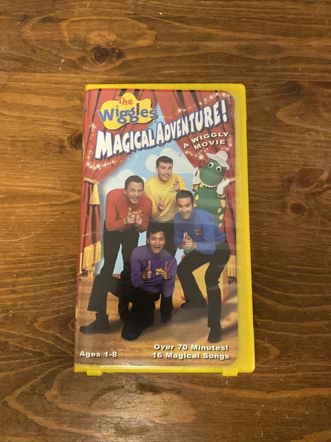 The Wiggles Magical Adventure A Wiggly Movie Vhs THE WIGGLES MAGICAL Adventure! A Wiggly Movie VHS Vintage with 16 Songs