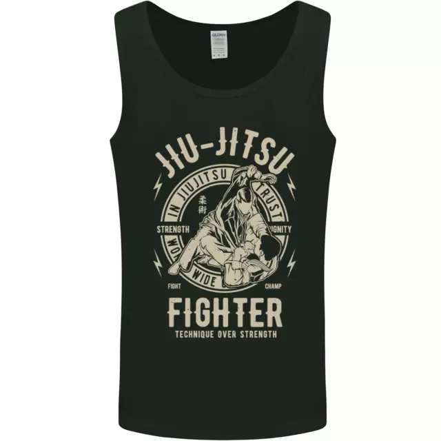 Jiu Jitsu Fighter Mixed Martial Arts MMA Mens Vest Tank Top
