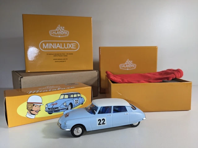 Minialuxe - Citroen DS 19 - Les enquetes auto de Margot (Calandre