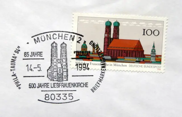 BRD  Sonderstempel 1994 Mi 1731, 500 Jahre Liebfrauenkirche, München