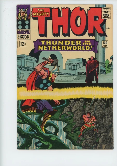 THOR #130 Marvel comic book from 1966 in VF/NM 9.0....$150 Value....Only $39.95