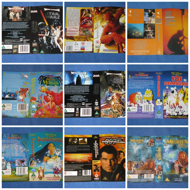 Videobox Cover ASSORTED VHS VIDEO Movie Front Cover Insert Sleeve Insert £4.38 ...