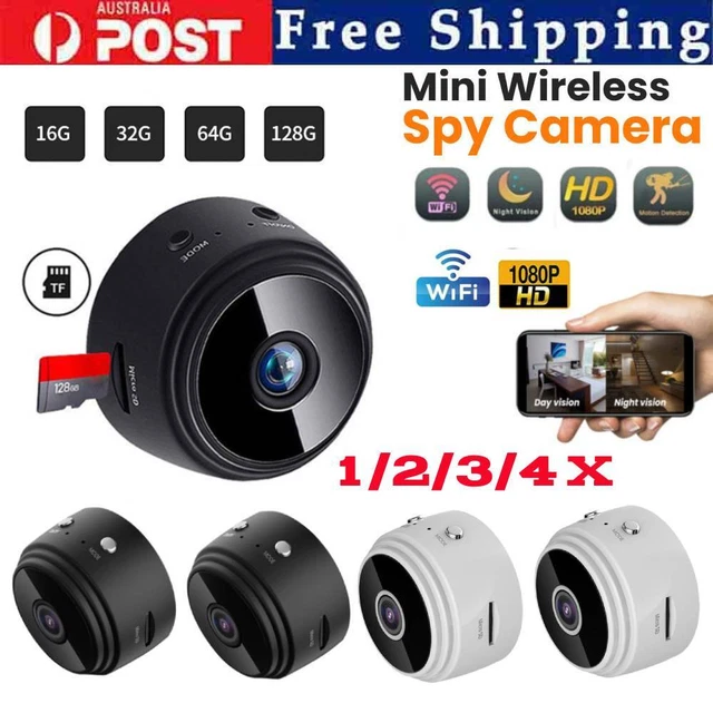 MINI WIRELESS HIDDEN Spy Camera Wifi IP Home Security 1080P-HD Night ...