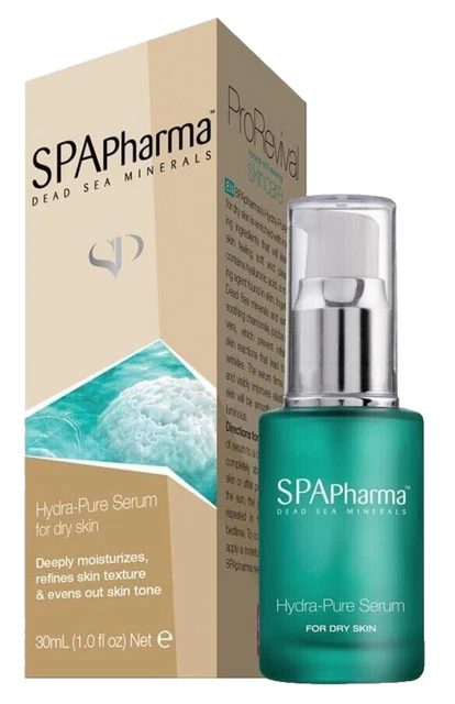 Spa Pharma Dead Sea Minerals unique formula Hydra Pure Serum For Dry Skin 30ml