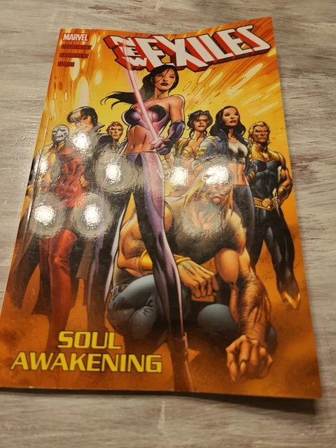 NEW EXILES Vol.2: Soul Awakening- Claremont & Grummet, '08 MARVEL 1st PB Edition