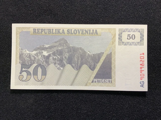 Slovenia 50 (Tolarjev) 1990 P5a Uncirculated