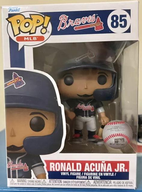Funko Pop! MLB: RONALD ACUNA JR. (Blue Jersey) Atlanta Braves w/ Protector