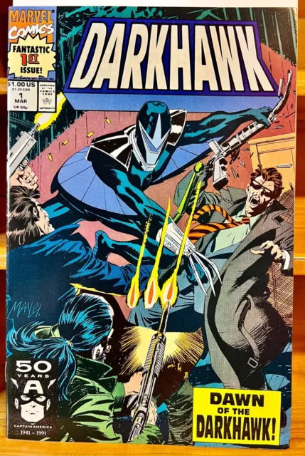 Darkhawk #1 VF/ NM 1st Appearance Darkhawk. 1991
