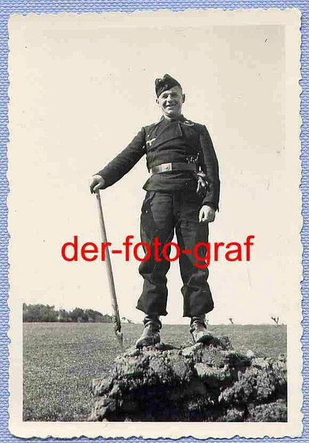 FOTO, PANZERMANN, UNIFORM, Feldwebel, um 1941 !!! EUR 18,29 - PicClick DE