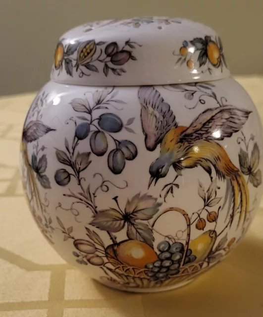 STAFFORDSHIRE  Bone China Lidded Pourri Pot/Ginger Jar Made For WOODS OF WINDSOR