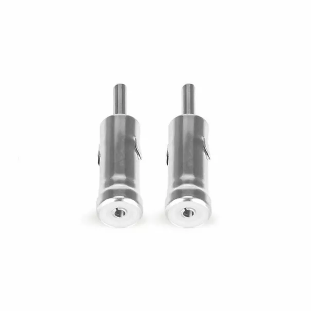 2pcs Car Stereo Radio Aerial Antenna Adaptor Connector ISO to DIN Male Plug