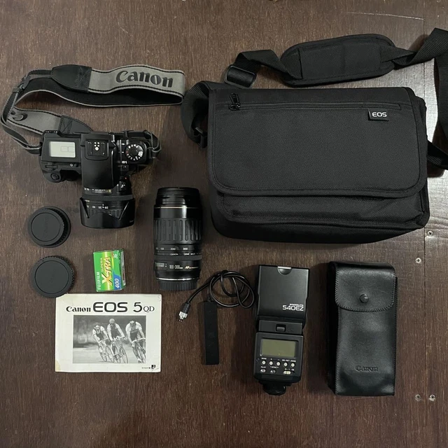 READY TO USE Canon EOS5 QD Film DSLR Set $302.38 - PicClick CA