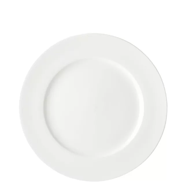 Anton B Tableware White Porcelain Serving Winged Plate  10.25" (26Cm) Pack Of 6