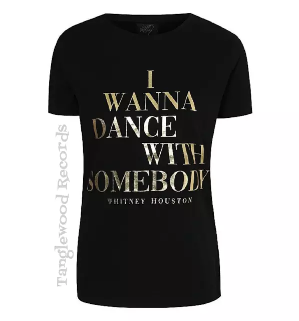 Whitney Houston - I Wanna Dance With Somebody - Ladies t shirts