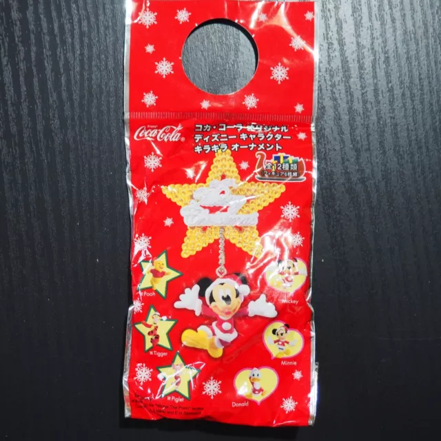 Ichiban Lottery Disney Coca Cola Mickey Christmas Decoration Japan Import