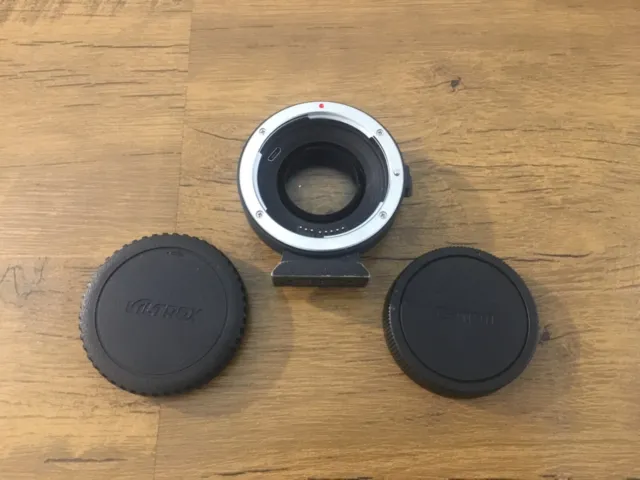 Adaptador de lente Viltrox EF EOS M2 0,71x amplificador de velocidad para lente Canon EF a EOS-M