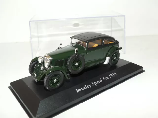 Bentley Speed Six 1930 Green Ixo Altaya 1:43 Die Cast Metal Vert Grun Verde