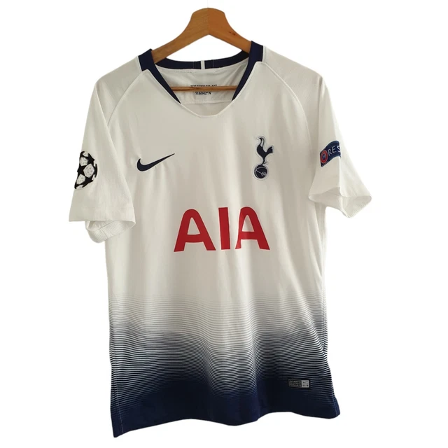 TOTTENHAM 2018 19 HOME Shirt Spurs Football Kit Nike Champions