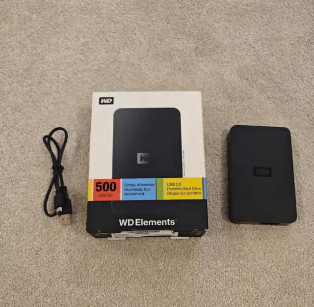 WD Elements External Hard Drive 500GB