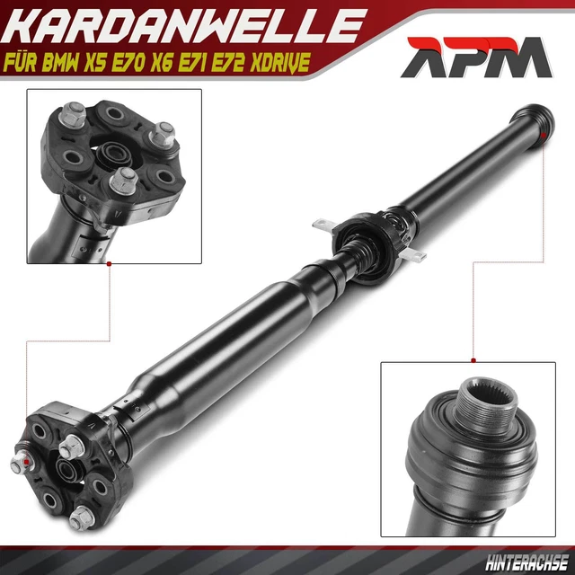 Arbre à Cardan (cardan Arrière) Pour BMW X5 X6 E70 E71 E72 - Réf. 26208605866, Qualité OE, Neuf